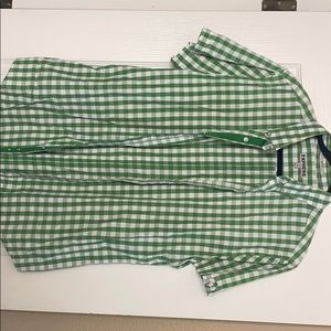 Men’s Express Green Checkered Shirt